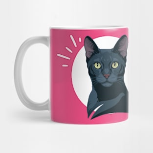 Russian Blue cat Mug